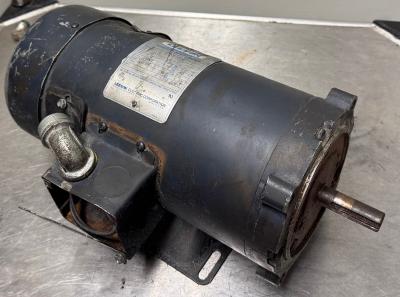 Leeson 3.75 hp electric motor front