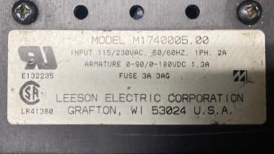 Leeson M1740005.00 Speedmaster Motor Contoller