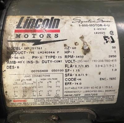 Lincoln Electric SRF2S1T61 Signature Series Blower