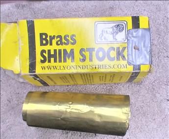Lyon Industries Brass Shim Stock