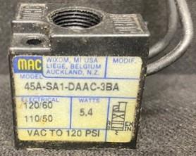 MAC Valves 45A-SA1-DAAC-3BA Solenoid Valve