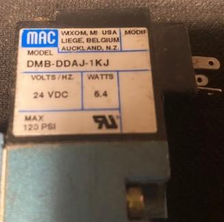 MAC Valves 52A-11-B0A-DM-DDAJ-1KJ Solenoid Valve