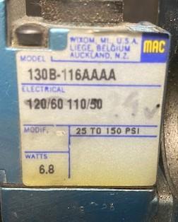 MAC Valves 56C-13-116AA Pneumatic Valve