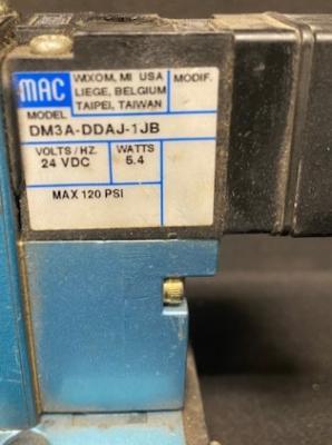 MAC Valves 92B-BBA-CAG-DM-DDAJ-1JB Solenoid Pilot Operated Valves