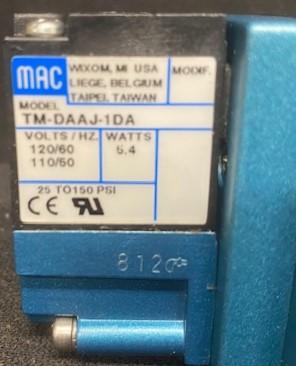 MAC Valves Repl# 82A-AC-000-TM-DAAP-1DA Pneumatic Valve