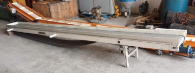 MAC 1/4 hp 196" long flat conveyor with variable speed controller