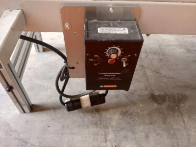 MAC 196" long flat conveyor KB Genesis variable speed controller