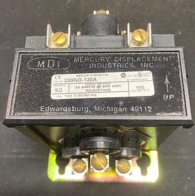 MDI 330NO-120A Mercury Contactor