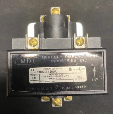 MDI 330NO-120AU Mercury Contactor