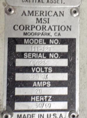 MSI Corporation III-12T  12 Zone Temperature Control Systems