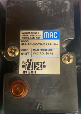 Mac Valves 82A-AC-000-TM-DAAP-1DA Valve Assembly