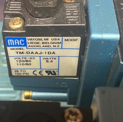 Mac Valves 82A-AC-000-TM-DAAP-1DA Valve Assembly