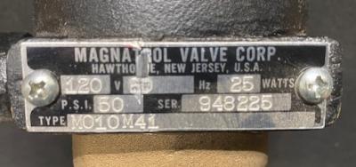 Magnatrol M010M41 Solenoid Valve