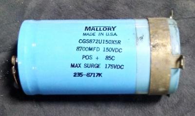 Mallory CGS872U150X5R Capacitor
