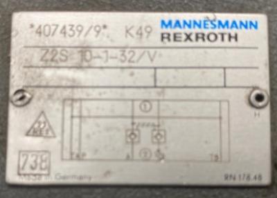 Mannesmann-Rexroth Z2S 10-1-32/V Hydraulic Valve