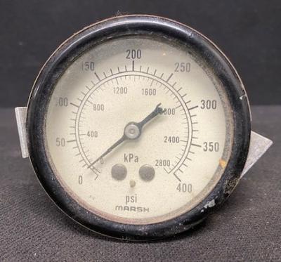 Marsh 0-400 PSI Pressure Gauge