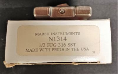 Needle Valve Box Data View Marsh Instruments N1314 0.5 Inch Needle Valve