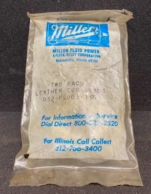 Miller Fluid Power 052-PS003-150 2-Pack Leather Cup Seals
