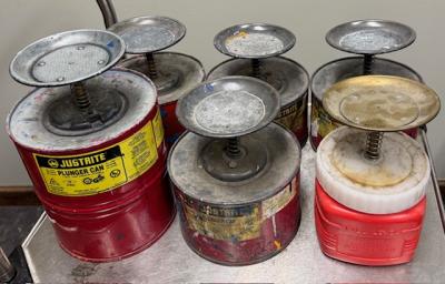 Misc Justrite plunger cans