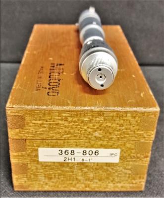 Micrometer Data Plate View Mitutoyo 368-806 Holtest Inside Micrometer