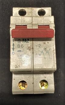 Moeller FAZ B6-2 2-Pole Circuit Breaker