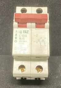 Moeller FAZ L10A-2 Nr. 15 2-Pole Circuit Breaker