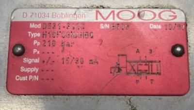 Moog D631-342C Servo Valve