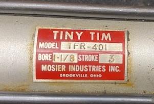 Mosier TFR-401 Tiny Tim Pneumatic Solenoid Cylinder