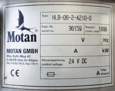 Motan Vacuum Loader with Hopper  HLB-06-2-A210-0