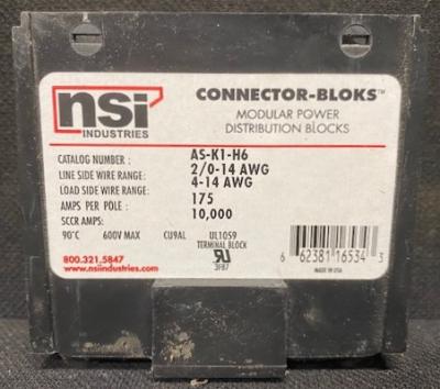 NSI AS-K1-H6 Power Distribution Block