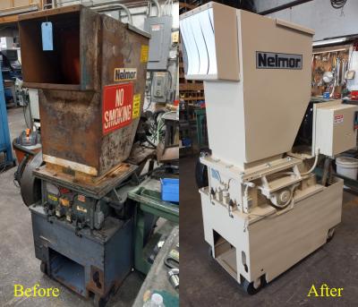 AEC-Nelmor G1215P1 Grinder before and after