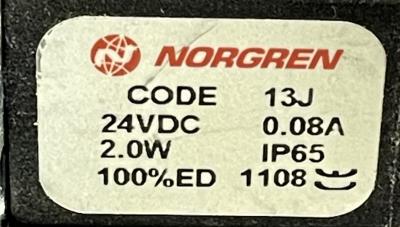 Norgren Valve more data
