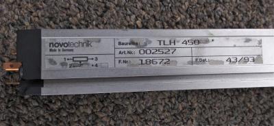 Novotechnik TLH-450 linear transition transducer