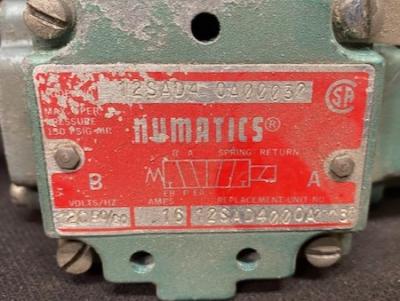 Numatics 12SAD4OA00030 Pneumatic Valve