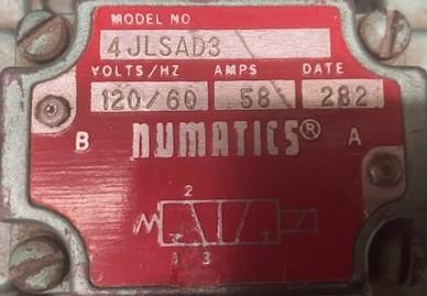 Numatics 4JLSAD3 Pneumatic Valve