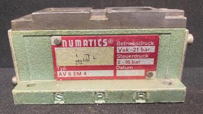 Numatics AV6EM4H Pneumatic Valve