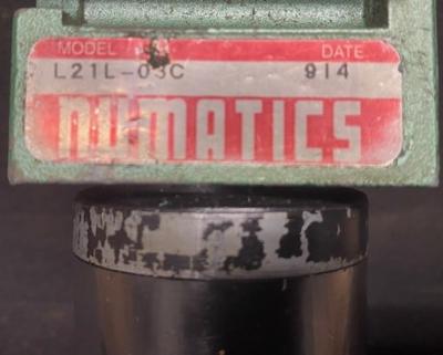 Numatics L21L-03C Pneumatic Valve | Garden City Plastics
