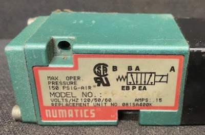 Numatics Repl# 081SA400K Pneumatic Valve