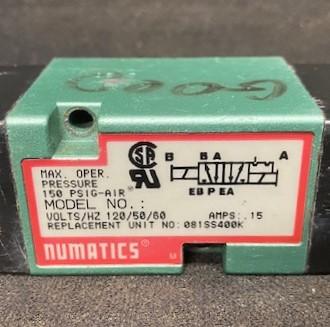 Numatics Repl# 081SS400K Pneumatic Valve