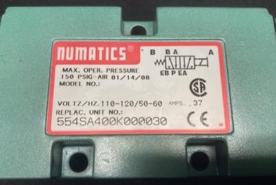Numatics Repl# 554SA400K000030 Pneumatic Valve