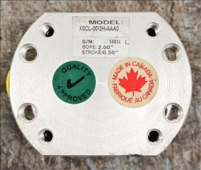 Data Plate View Numatics Y0CL-0013H-AAA0 Actuator Cylinder