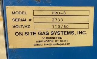 On Site Gas Systems, Inc. PRO-8 Oxygen Generator