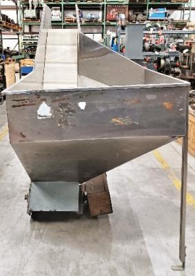 Front View Pace Packaging Corp Stainless Steel Elevator Conveyor