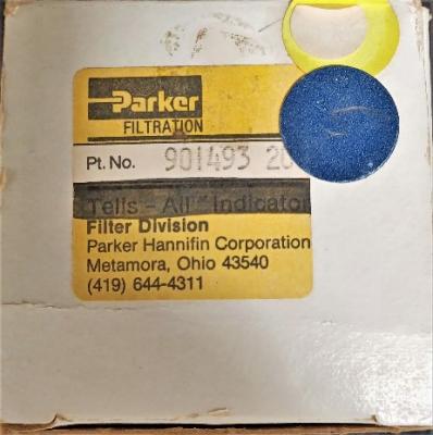 Hydraulic Filter Data Plate View Parker 901493 Hydraulic Filter Replacement