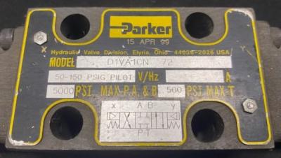 Parker D1VA1CN 72 Hydraulic Valve