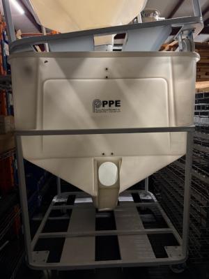 Plastic Process Equipment 1400 LBS Plastic Process Equipment PPE Container MTB1400