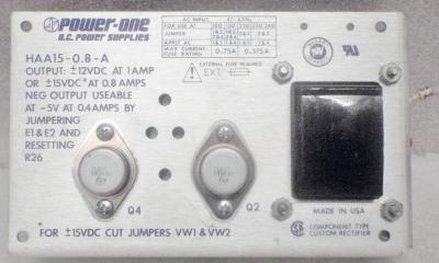 Power One HAA15-.08-A Power Supply