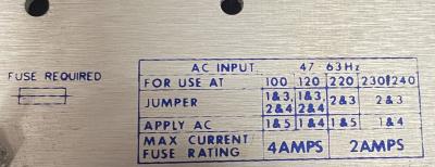 Power-One Power Supply Data