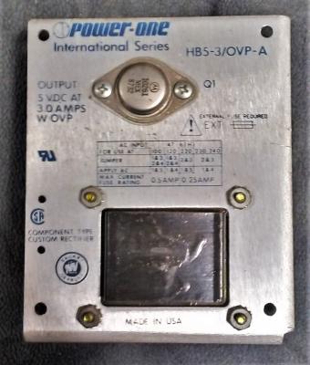Power-One HB5-3OVP-A Power Supply