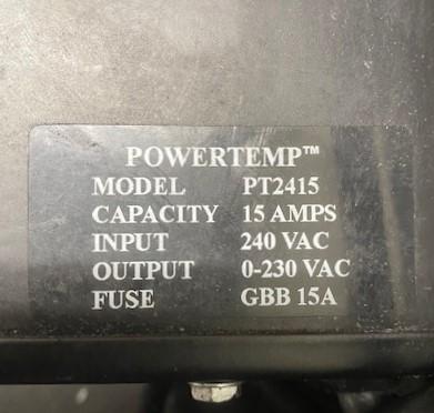 Powertemp PT2415 Heat Control
